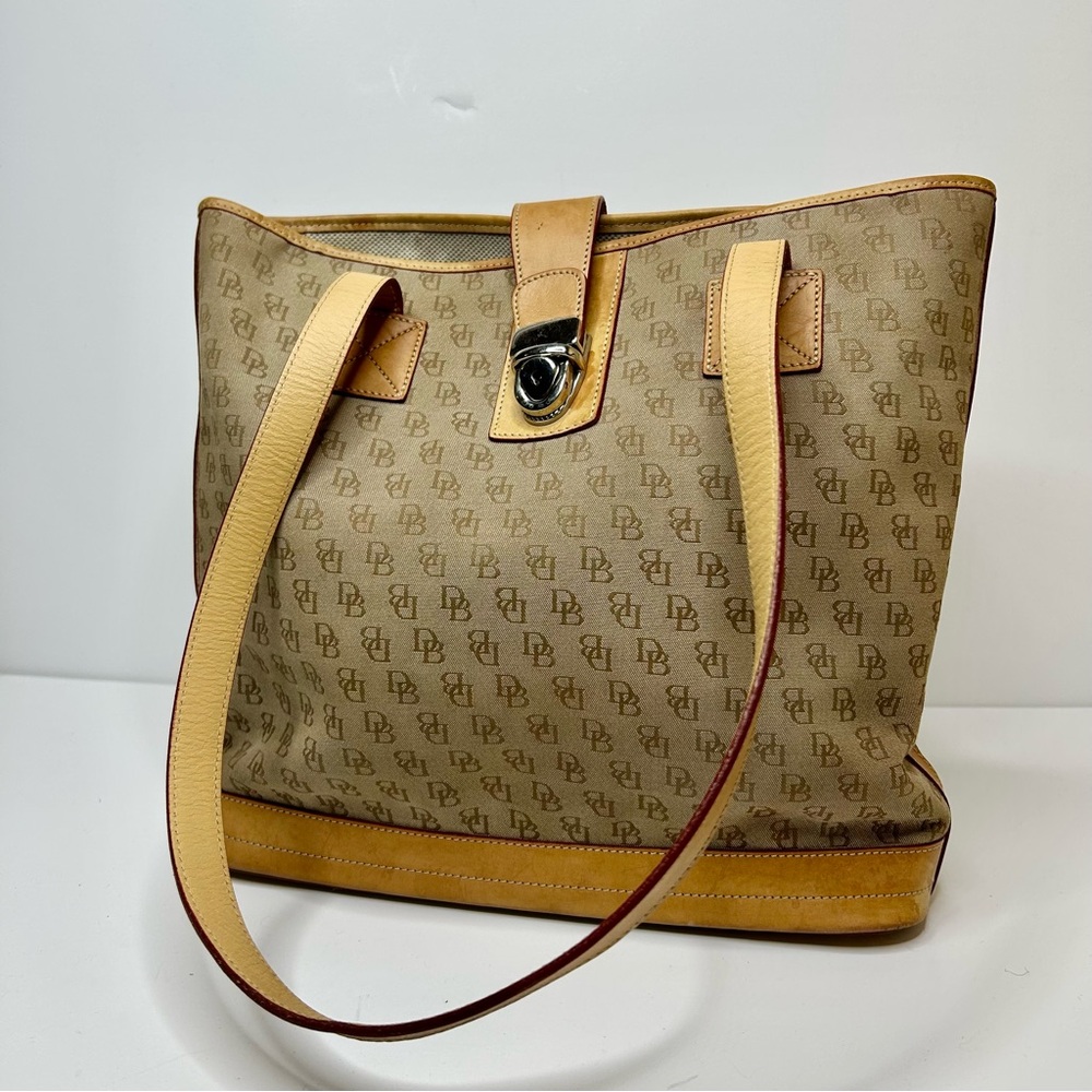 Dooney & Bourke Brown Monogram Tote